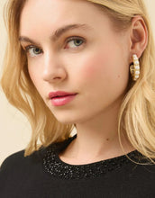 Load image into Gallery viewer, Anna Hoop Earrings Pearl