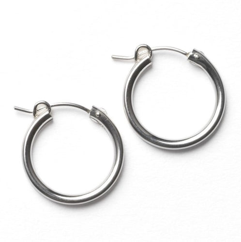 Silver Hoop Earrings