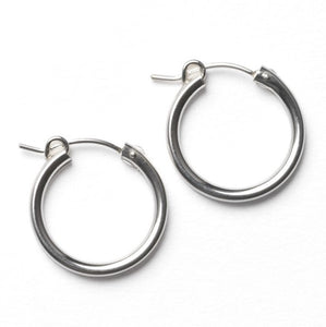 Silver Hoop Earrings
