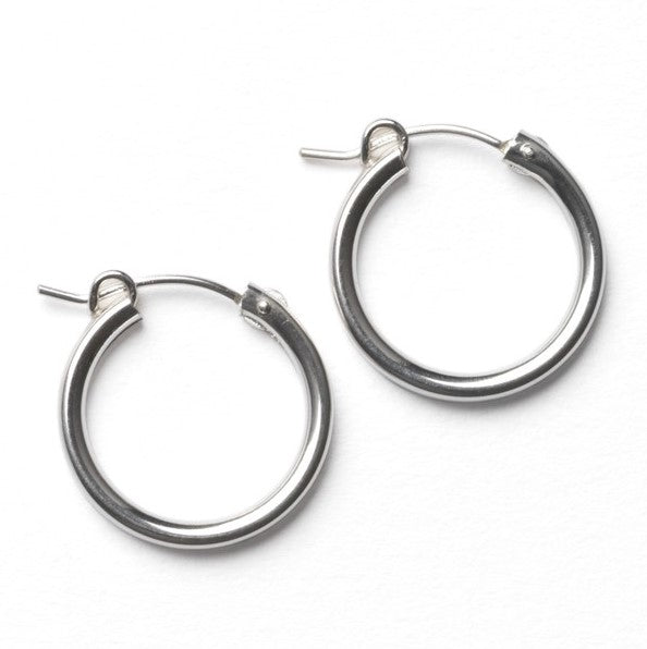 Silver Hoop Earrings
