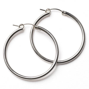 Silver Hoop Earrings