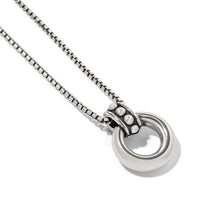 Load image into Gallery viewer, Pretty Tough Stud Ring Necklace