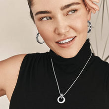 Load image into Gallery viewer, Pretty Tough Stud Ring Necklace