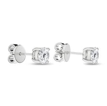 Load image into Gallery viewer, 0.75 CTW Round Solitaire Earrings