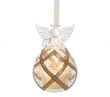 Load image into Gallery viewer, LED Glass Angel Ornaments- 3 asst