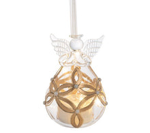 Load image into Gallery viewer, LED Glass Angel Ornaments- 3 asst