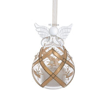 Load image into Gallery viewer, LED Glass Angel Ornaments- 3 asst