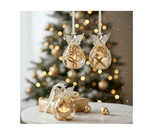 Load image into Gallery viewer, LED Glass Angel Ornaments- 3 asst