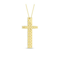 Load image into Gallery viewer, 1/2 ctw Cross Pendant- Yellow Gold