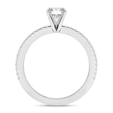 Load image into Gallery viewer, Round Straight Shank Engagement Ring