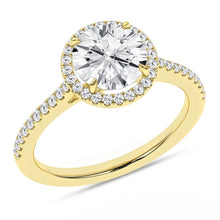 Load image into Gallery viewer, 2.25 CTW Round Halo Engagement Ring