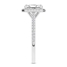 Load image into Gallery viewer, 2.25 CTW Radiant Halo Engagement Ring