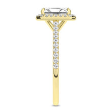 Load image into Gallery viewer, 2.25 CTW Radiant Halo Engagement Ring