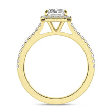 Load image into Gallery viewer, 2.25 CTW Radiant Halo Engagement Ring