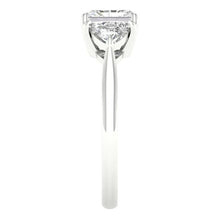 Load image into Gallery viewer, 3 Stone Engagement Ring 1.75 ctw