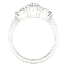 Load image into Gallery viewer, 3 Stone Engagement Ring 1.75 ctw