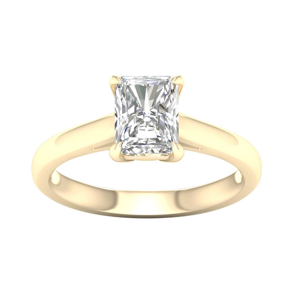 1.5 ctw Radiant Solitaire Ring