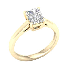 Load image into Gallery viewer, 1.5 ctw Radiant Solitaire Ring