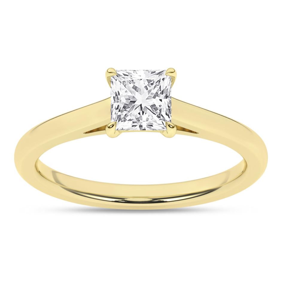 1.25 ctw Princess Solitaire Ring