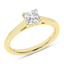 Load image into Gallery viewer, 1.25 ctw Princess Solitaire Ring