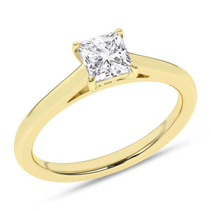 1.25 ctw Princess Solitaire Ring