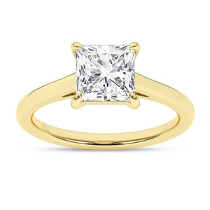 2 ctw Princess Solitaire Ring