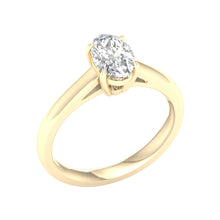 Load image into Gallery viewer, 1 ctw Solitaire Oval Engagement Ring