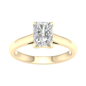 2 ctw Radiant Solitaire Ring