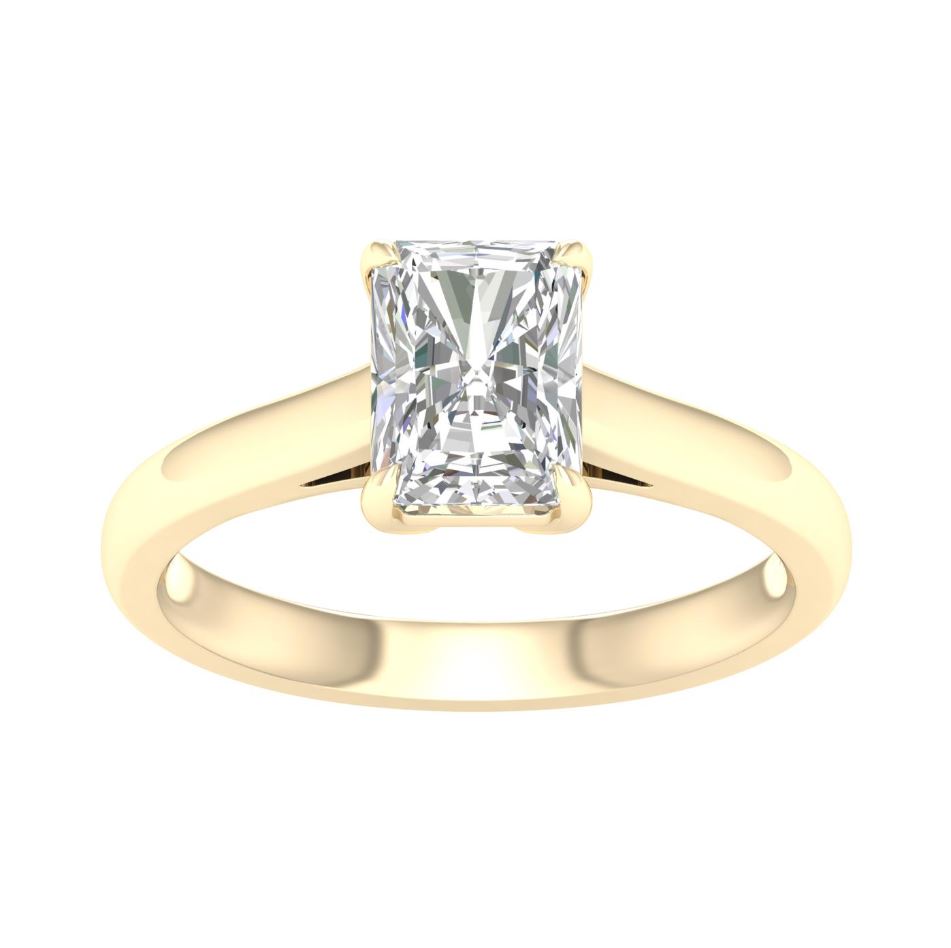 2 ctw Radiant Solitaire Ring