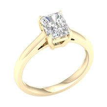 Load image into Gallery viewer, 2 ctw Radiant Solitaire Ring