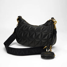 Load image into Gallery viewer, Joe Quilted Nappa Leather Bag- Black