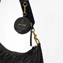 Load image into Gallery viewer, Joe Quilted Nappa Leather Bag- Black