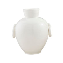 Load image into Gallery viewer, Large Ceramic Bamboo Handle Vase