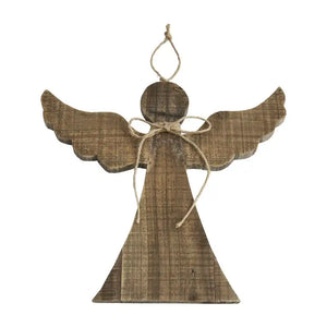 Angel Wood Ornament, Asst.