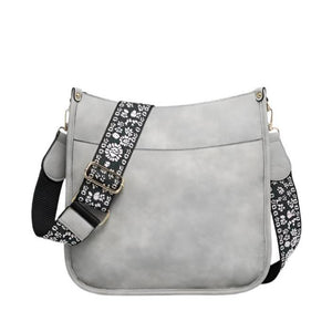 Chloe Crossbody- Light Gray