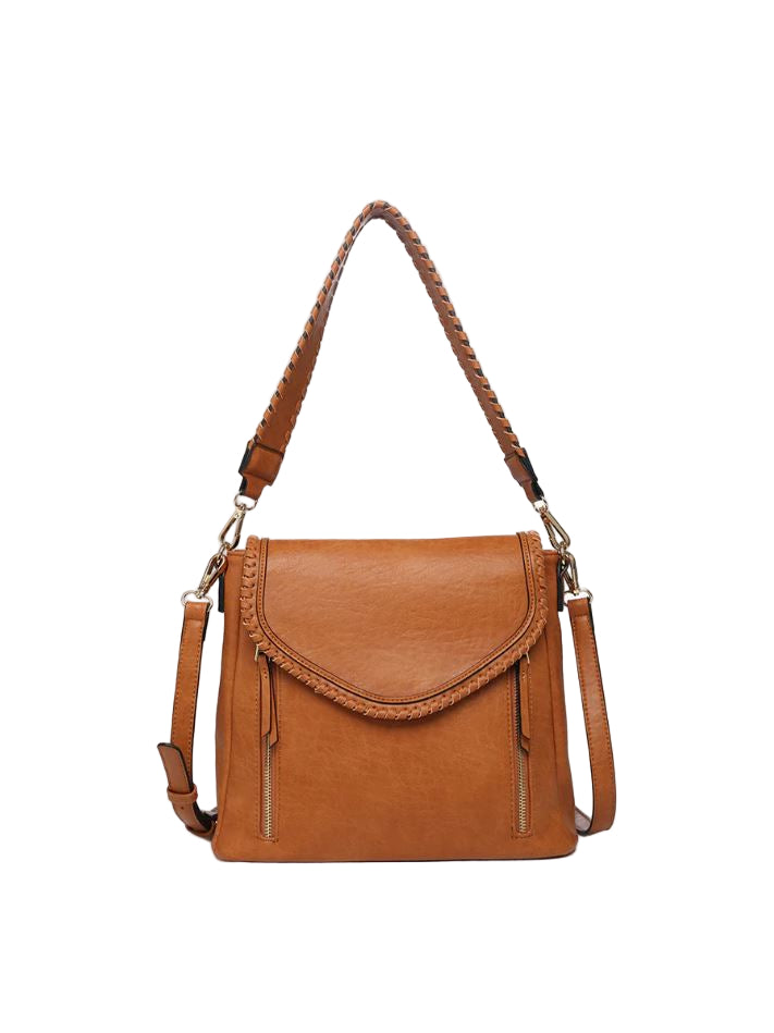 Lorelei Vegan Crossbody- Light Brown
