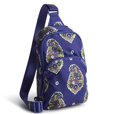 Kew Gardens Blue Lorman Sling Backpack