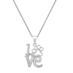 Love Pawprint Necklace