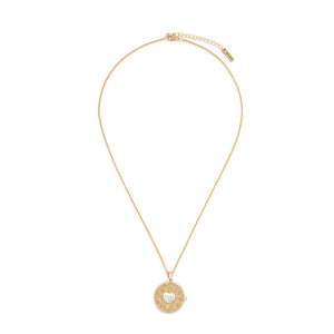 Love You Locket Necklace-Gold