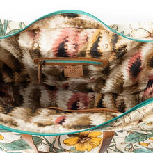 Load image into Gallery viewer, Lovely Florals Weekender Bag In Light Green