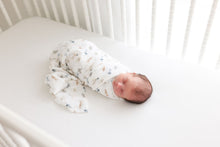 Load image into Gallery viewer, Lulujo Cotton Swaddles – Puppy Dogs &amp; Stars