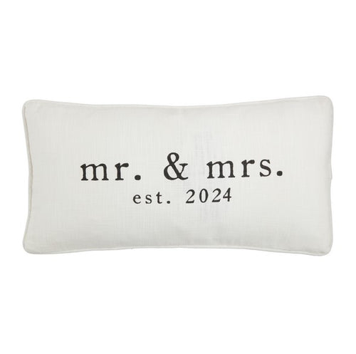 Mr. AND Mrs. 2024 Lumbar Pillow