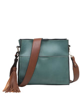 Load image into Gallery viewer, Lyla Vegan Bucket Bag- Teal