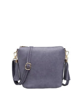 Load image into Gallery viewer, Dylan Vegan Crossbody- Dark Basil