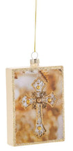 Load image into Gallery viewer, Glass Block Ornaments, 2 asst