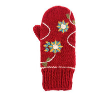 Load image into Gallery viewer, Embroidered Spruce Mitten Pairs- 4 asst