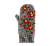 Load image into Gallery viewer, Embroidered Spruce Mitten Pairs- 4 asst