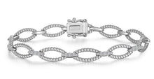 Load image into Gallery viewer, Marquise Shape Cable Link Bracelet