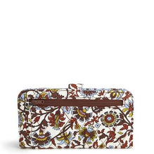 Load image into Gallery viewer, Marrakesh Vines Cream Large Tab Wallet