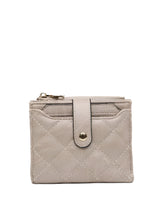 Load image into Gallery viewer, Melody Vegan Quilted Wallet- Khaki